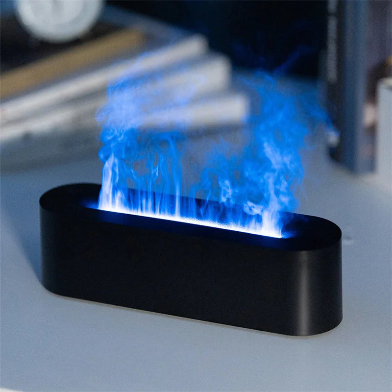 Realistic Flame Aroma Humidifier